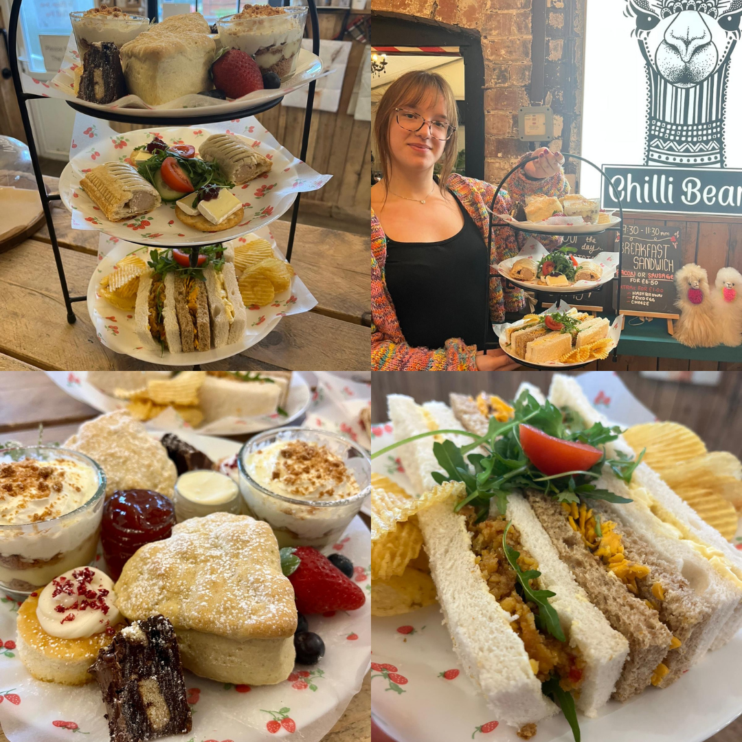 Afternoon Tea at the Chili Bean - Charnwood Forest Alpacas